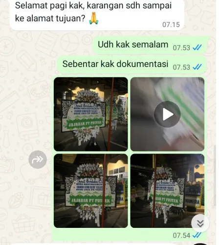 Pengiriman Papan Bunga Selamat Wonorejowetan Butuh