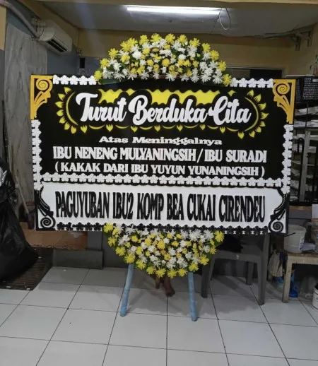 Papan Bunga Duka Wonorejowetan Butuh
